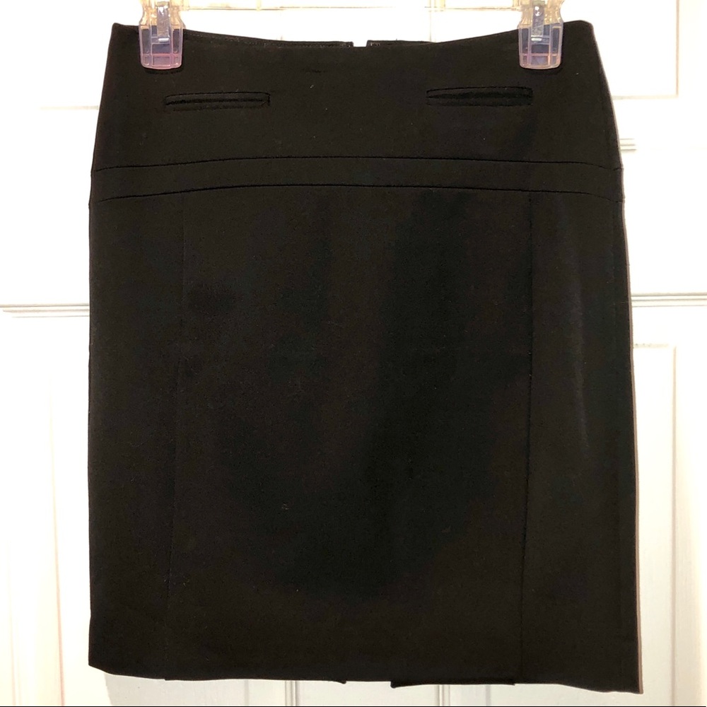 EXPRESS BLACK PENCIL SKIRT 00 EUC